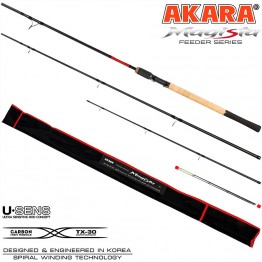 Удилище фидерное Akara Magista Feeder, углеволокно. 3.6 м. тест: 40-60-80 г. 241 г